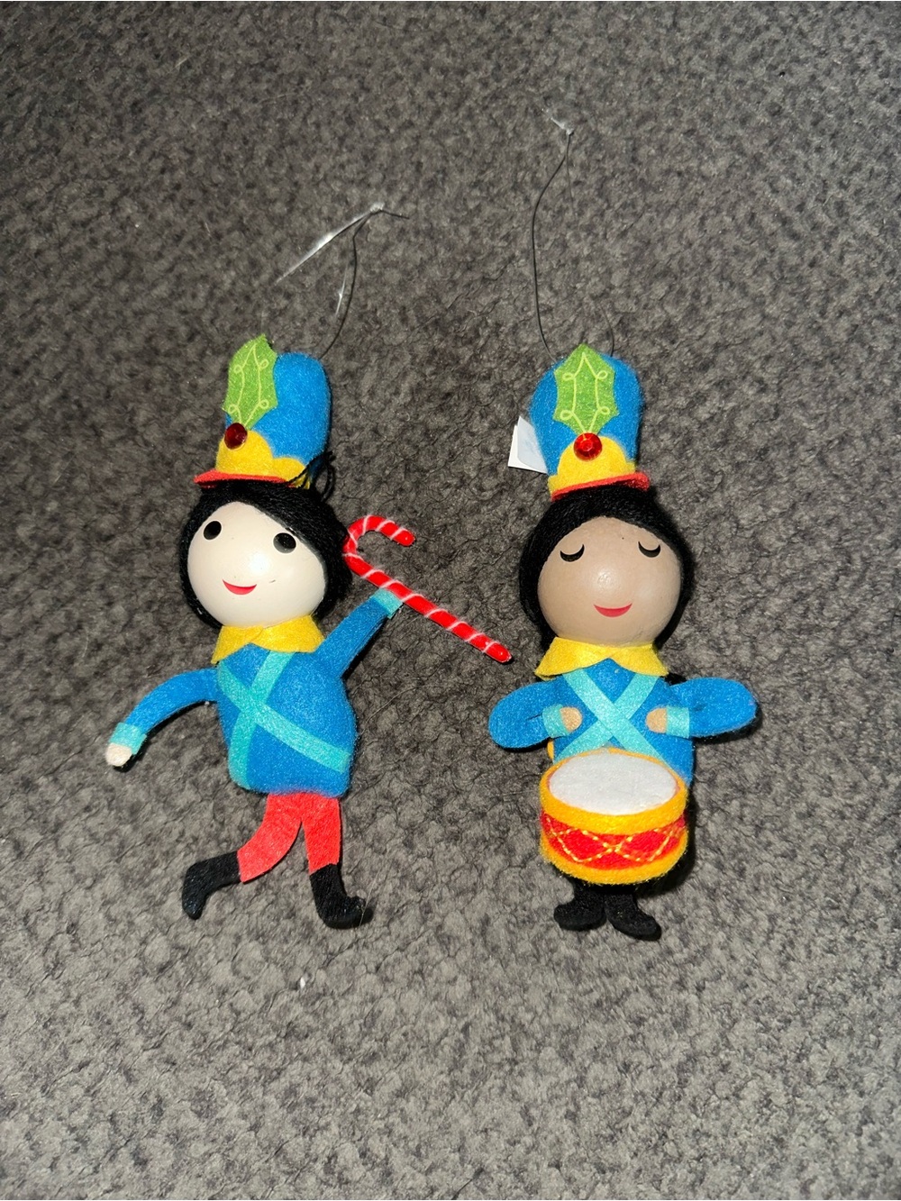 Set of 2 Wondershop Ornaments Marching Band Musicians